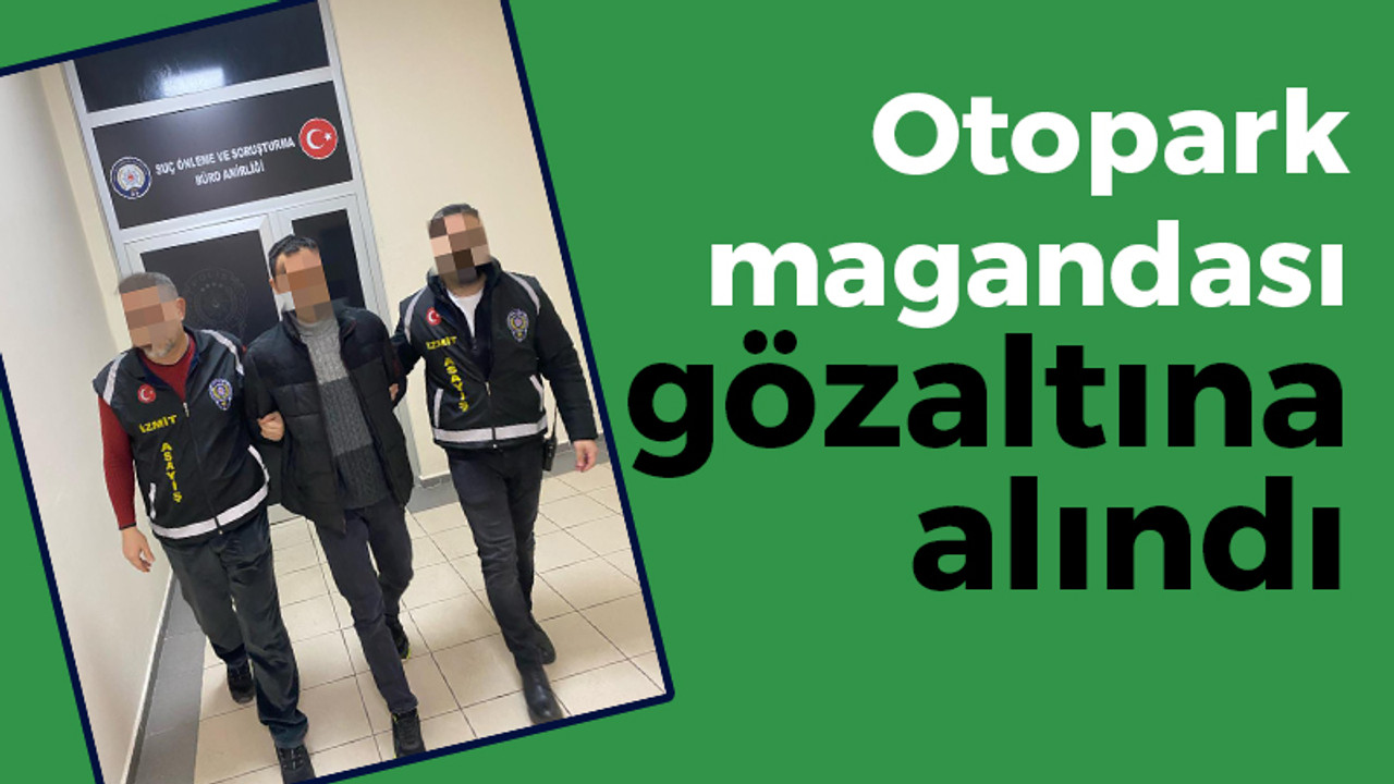 Kocaeli haber - Otopark magandası gözaltına alındı