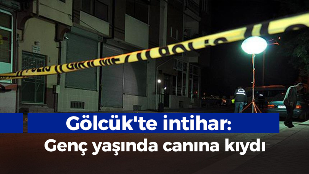 Gölcük'te intihar: Genç yaşında canına kıydı