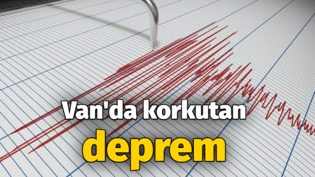 Van'da korkutan deprem