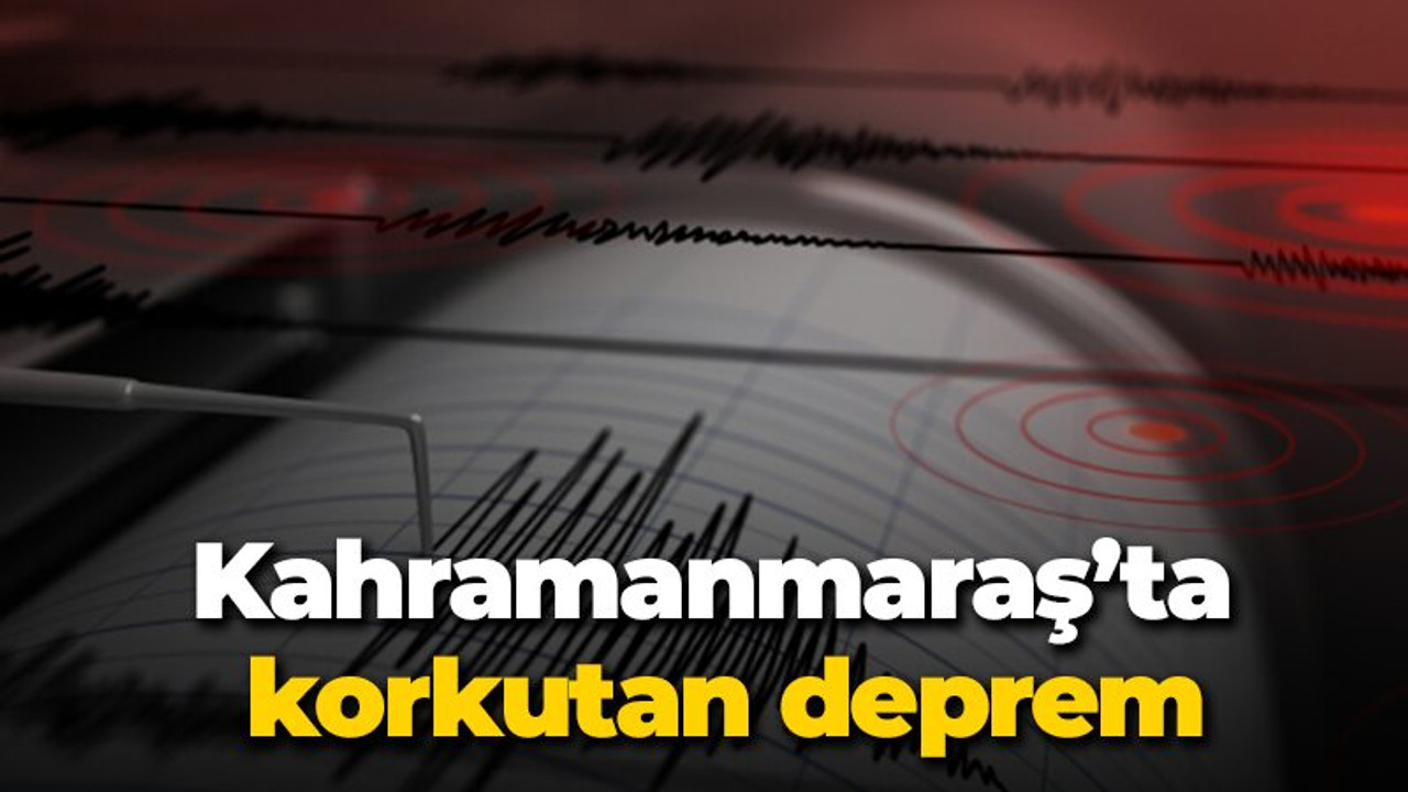 Kahramanmaraş'ta 3.6 büyüklüğünde deprem!