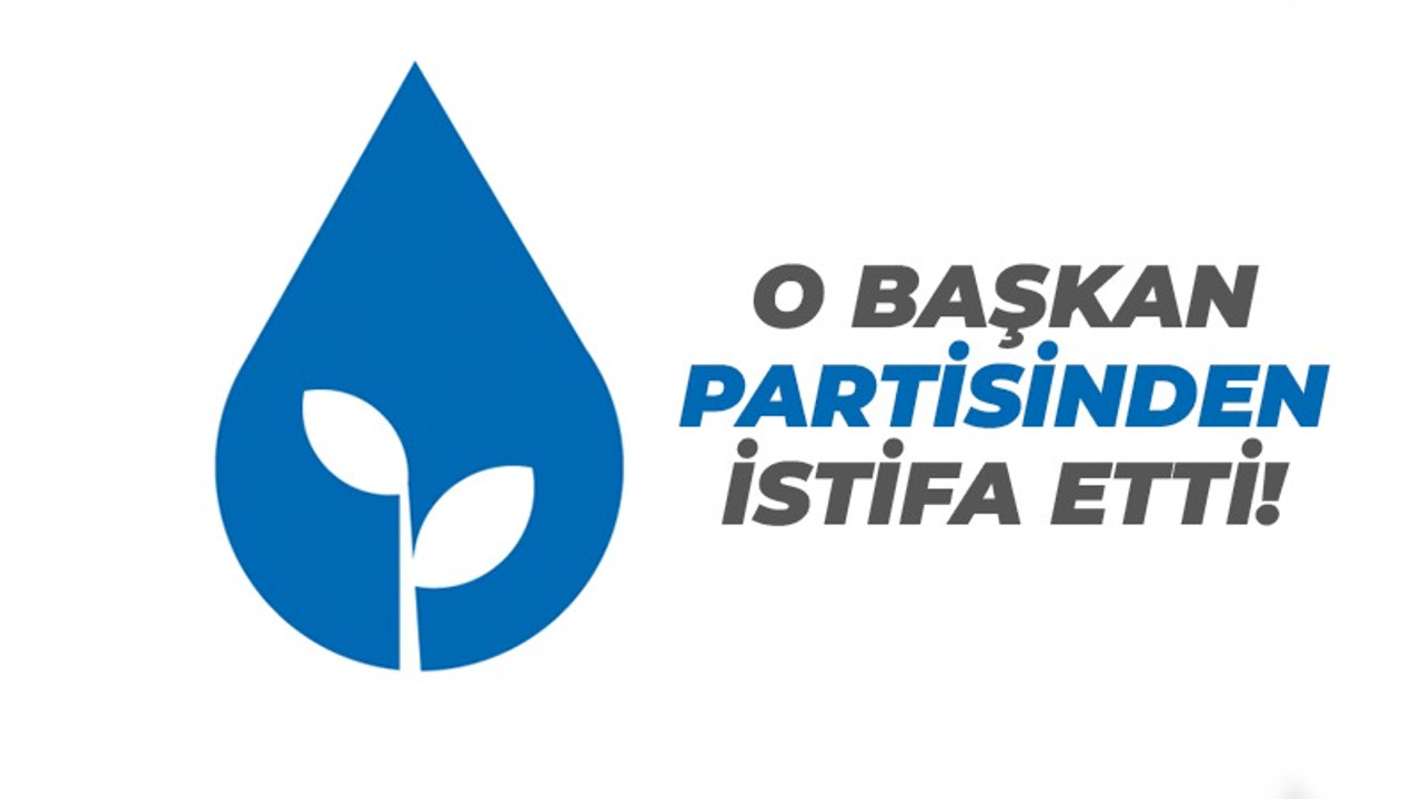 DEVA Partisi İzmit İlçe Başkanı istifa etti