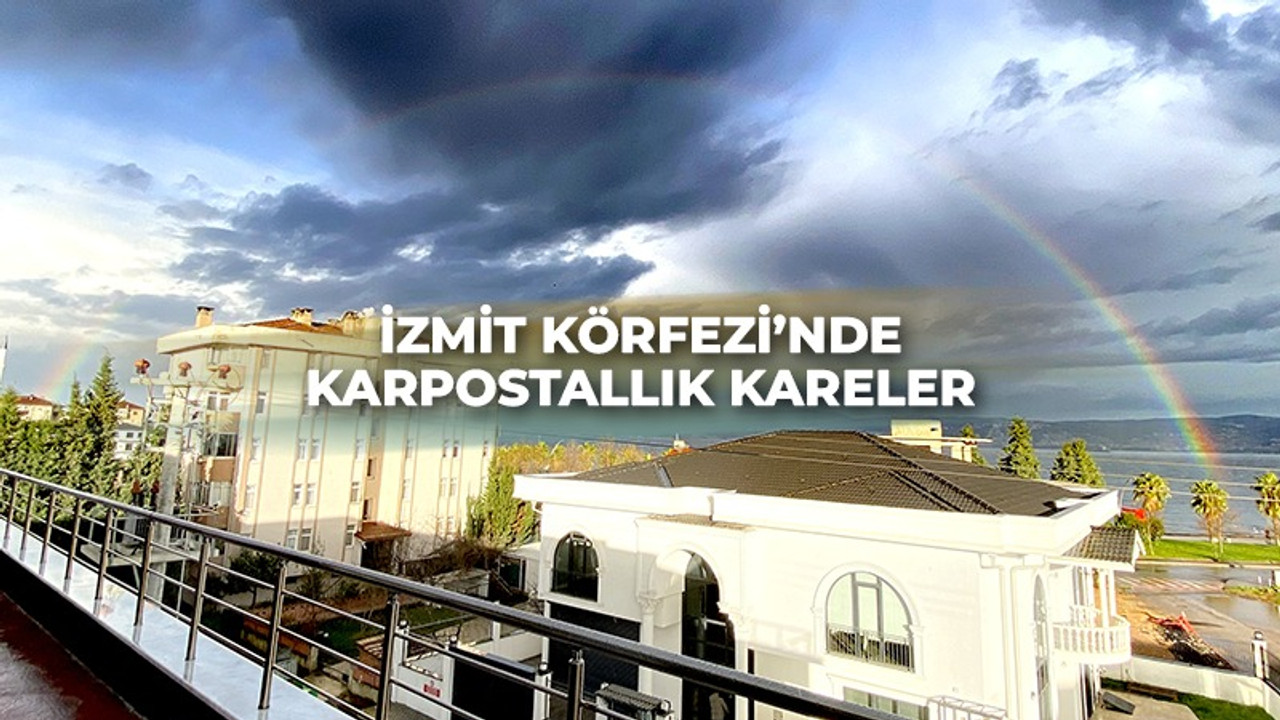 İzmit Körfezi'nde kartpostallık kareler