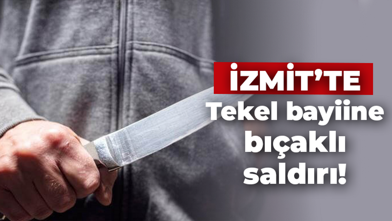 Kocaeli haber - İzmit Kadıköy’de tekel bayiine bıçaklı saldırı