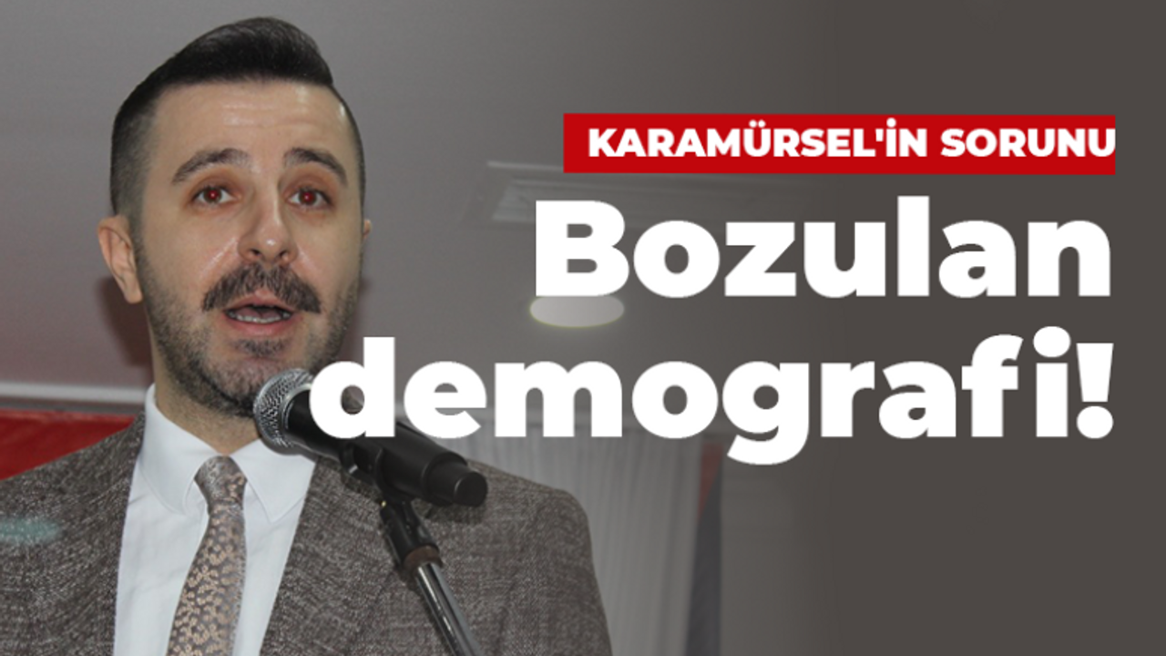 Anıl Aksu: Karamürsel’in bozulan demokrafik yapısından kurtarmak için