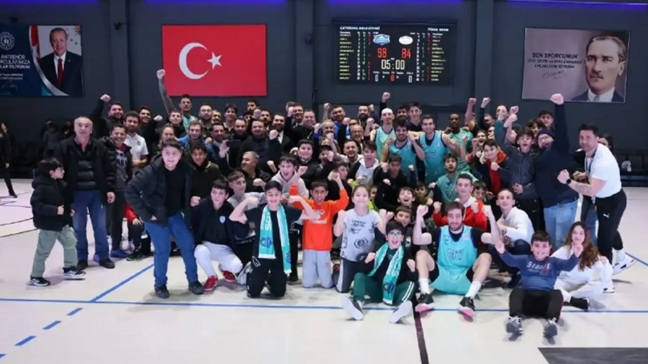 Çayırova Basketbol gümbür gümbür! “98-84”