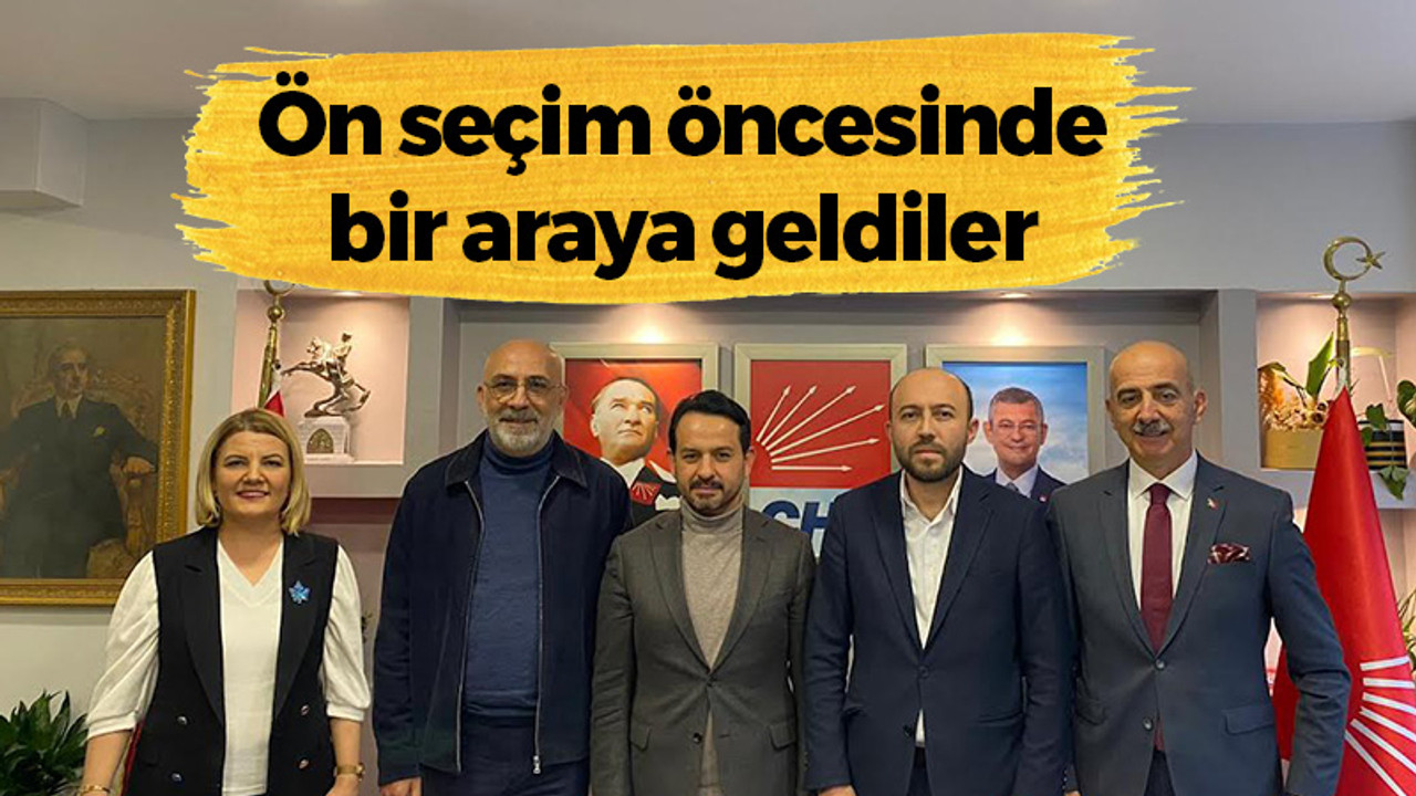 CHP İzmit aday adayları ön seçim öncesinde buluştu