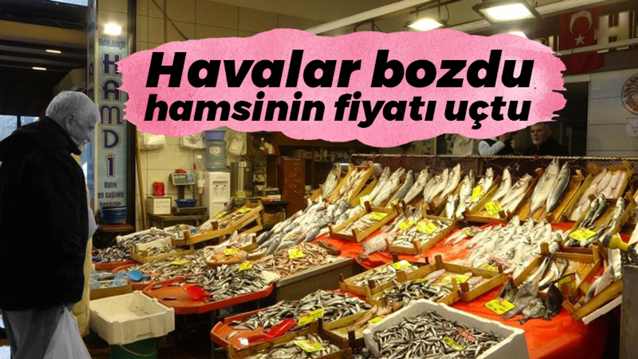 Havalar bozdu hamsinin fiyatı uçtu