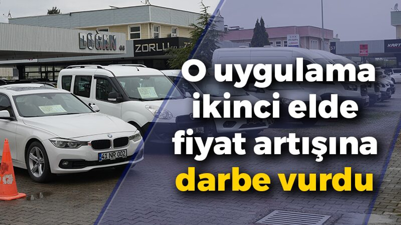 O uygulama ikinci elde fiyat artışına darbe vurdu