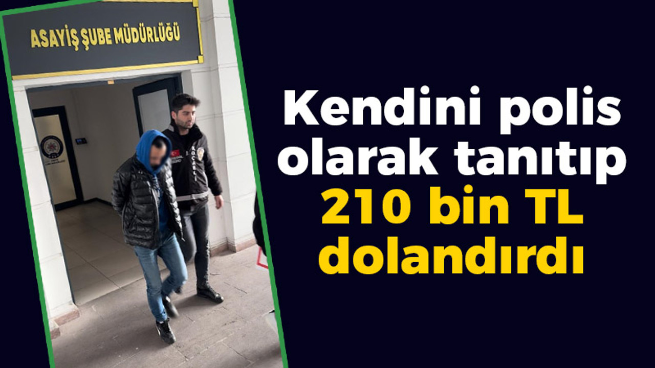 Kocaeli haber - Kendini polis olarak tanıtıp 210 bin TL dolandırdı