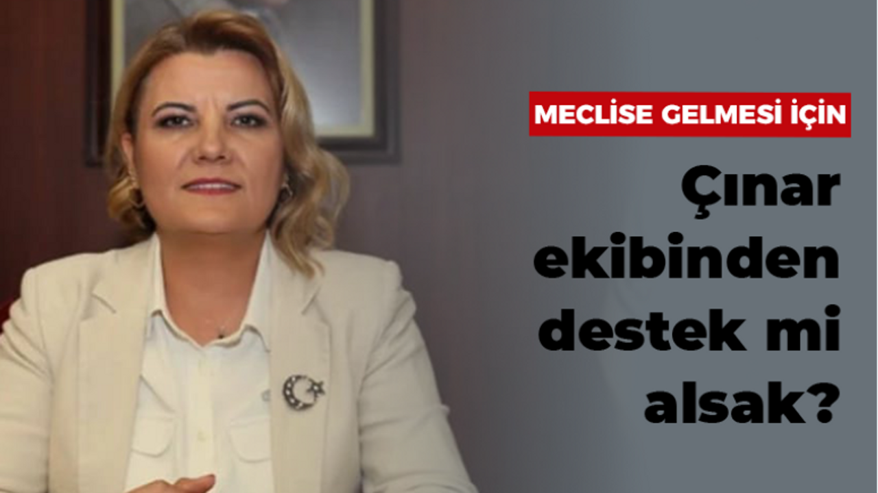 İlker Kazan: Meclise gelmesi için Çınar ekibinden destek mi alsak?