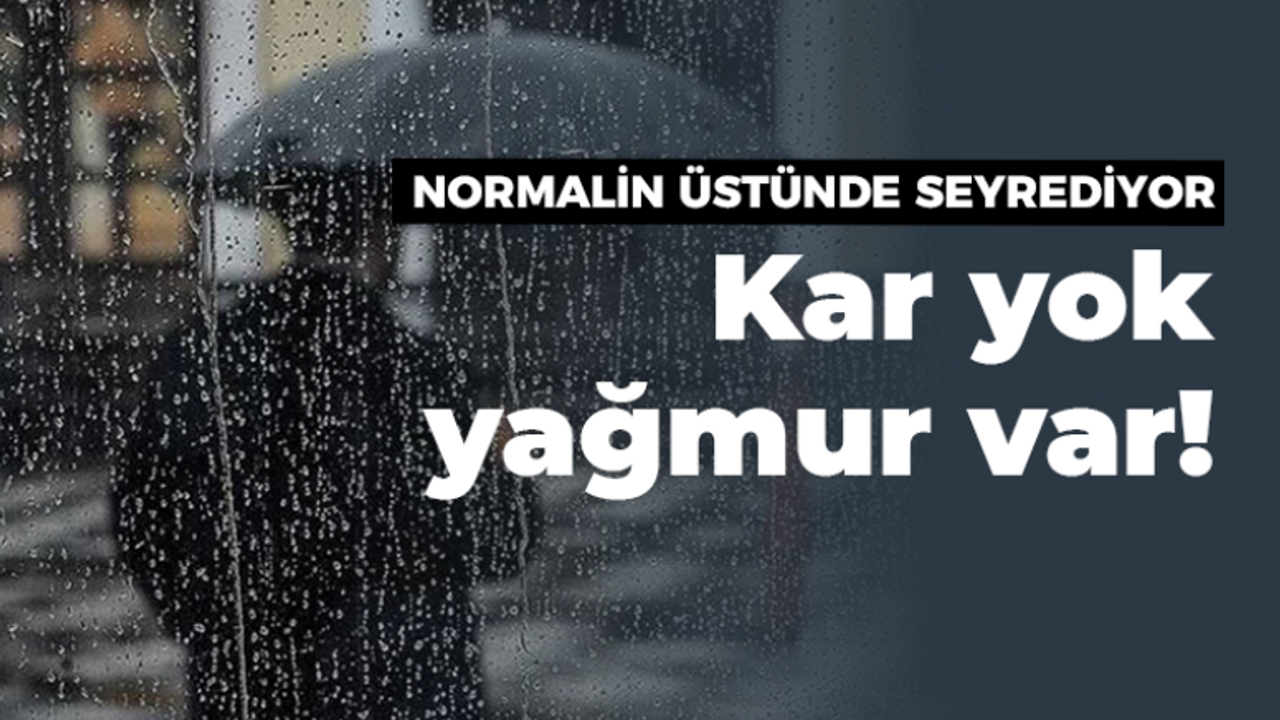 Kar yok, yağmur var. İşte Kocaeli’nin hava raporu