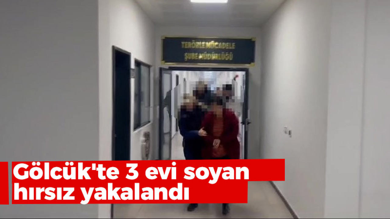 Kocaeli haber - Gölcük'te 3 evi soyan hırsız yakalandı