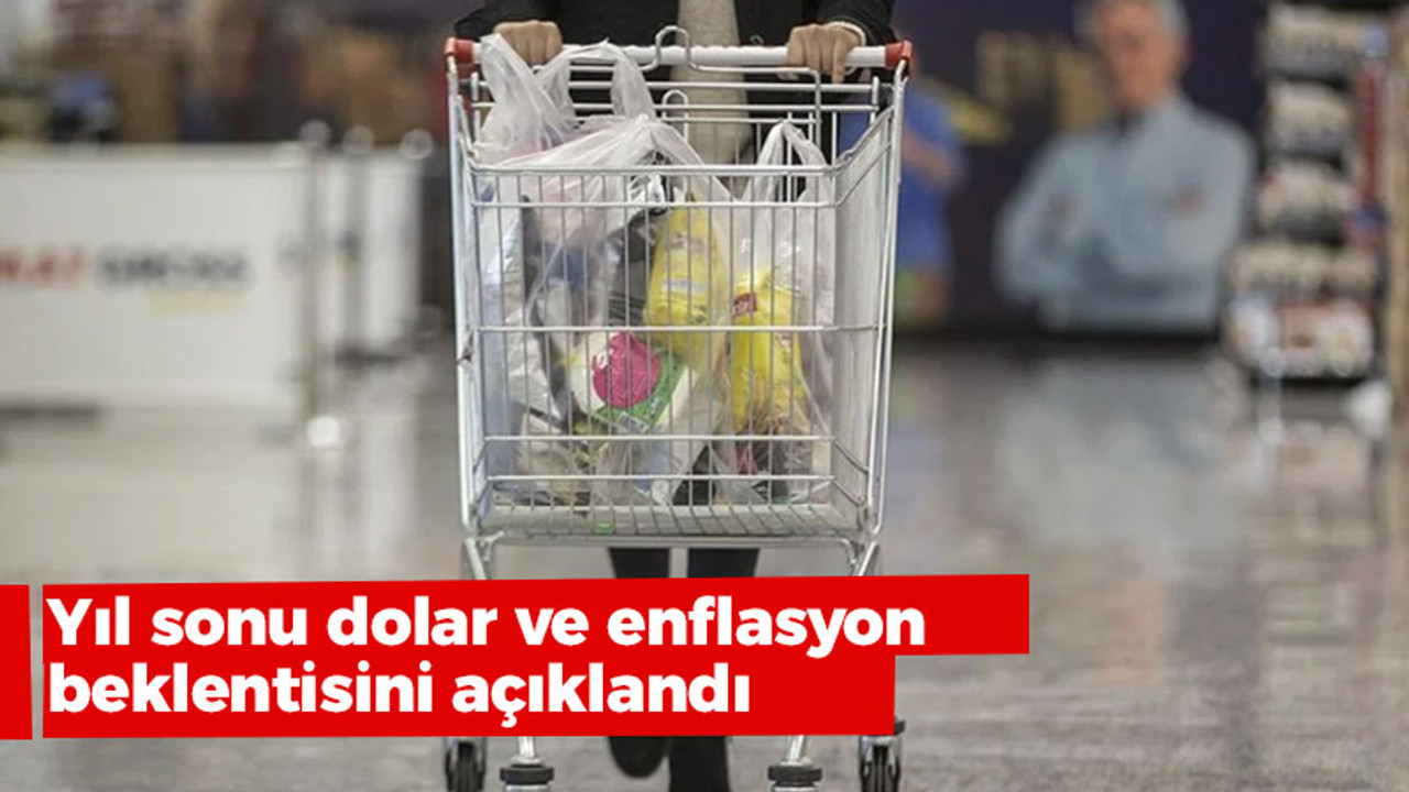 Yıl sonu dolar ve enflasyon beklentisini açıklandı