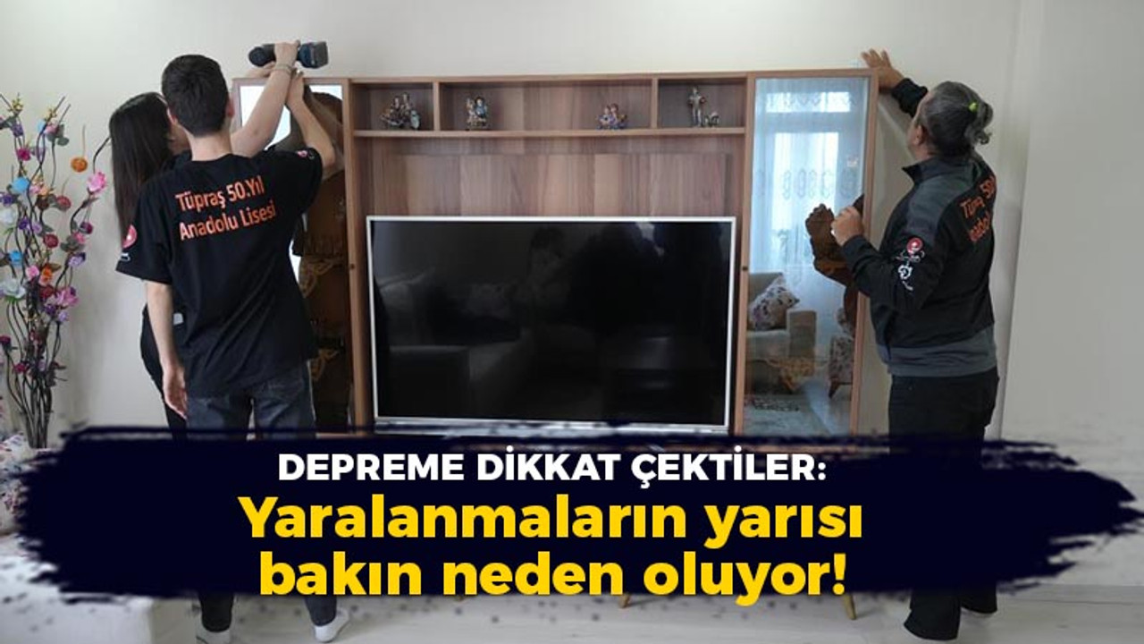 Kocaeli haber - Depreme dikkat çektiler: Yaralanmaların yarısı bakın neden oluyor!