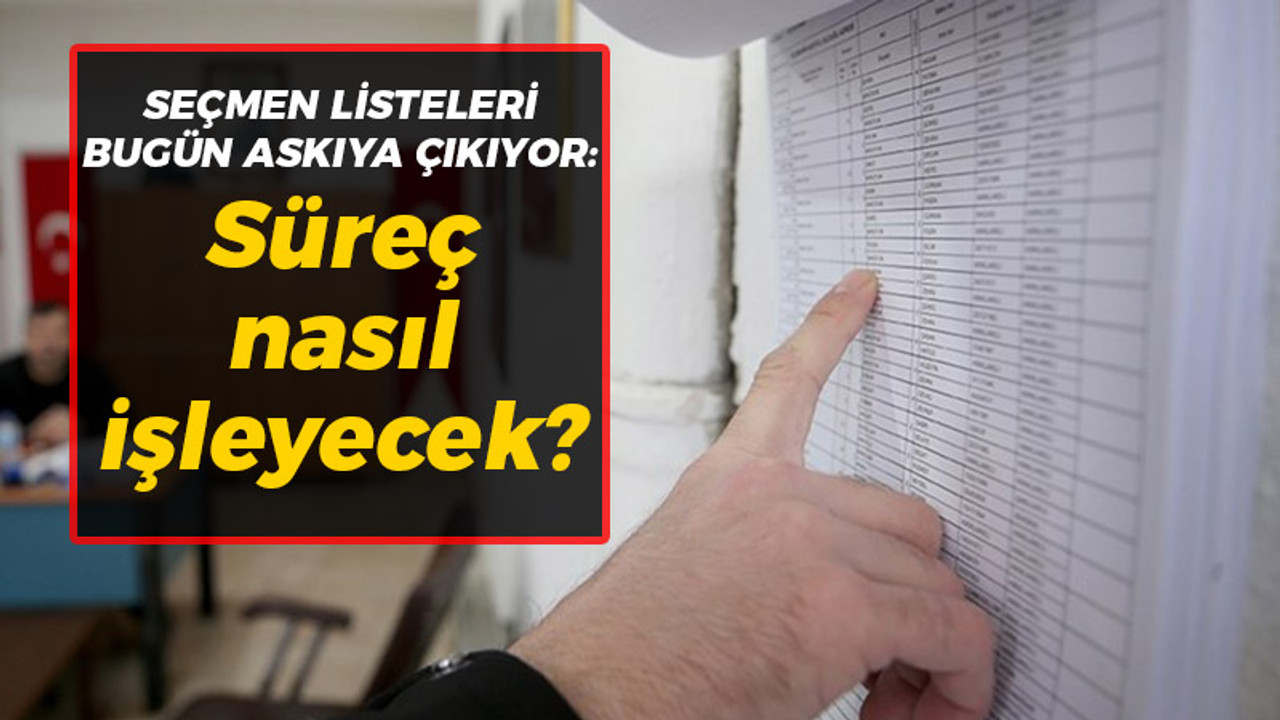 Seçmen listeleri askıya çıkıyor: Süreç nasıl işleyecek?