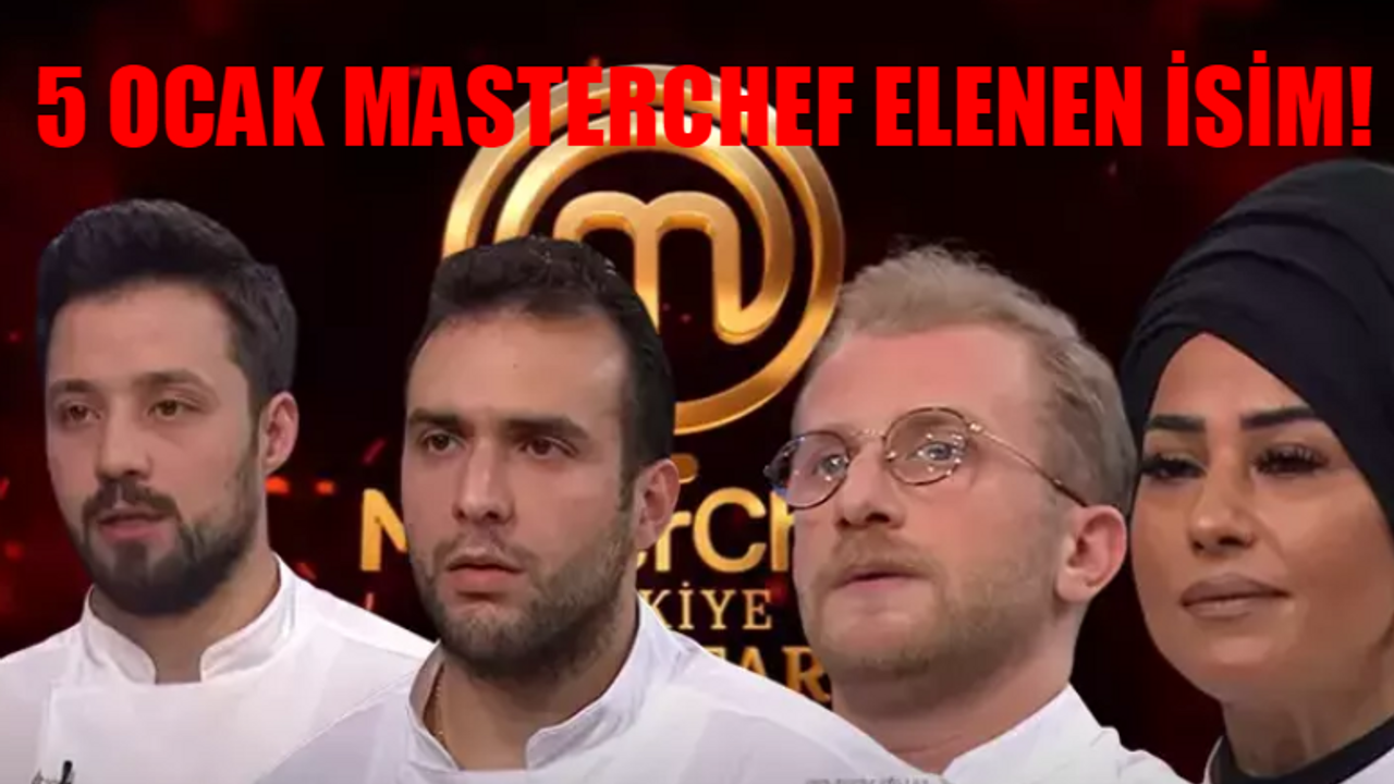 Masterchef Kim Elendi? 5 Ocak Masterchef Elenen Yarışmacı! Masterchef All Star 4. Kim Oldu? 5 Ocak 2024 Masterchef Eleme Adayı