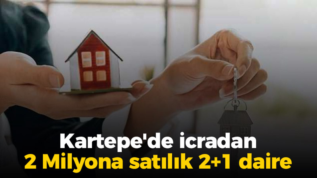 Kartepe'de icradan 2 Milyona satılık 2+1 daire