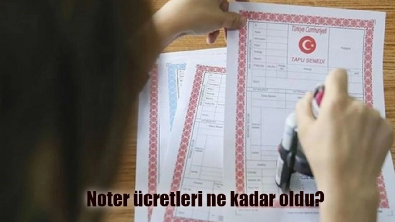 Noter ücretleri ne kadar, kaç TL? Noter kağıt ücretleri 2024