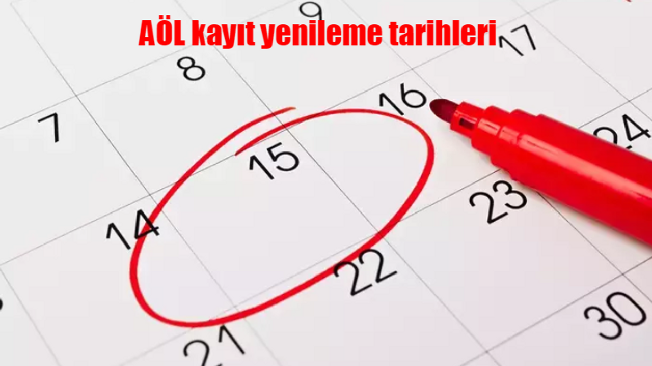 2024 Açık Lise 2. dönem kayıt yenileme nasıl yapılır? AÖL kayıt yenileme son gün ne zaman? AÖL sınav başvuru ücreti ne kadar? AÖL sınavları ne zaman?