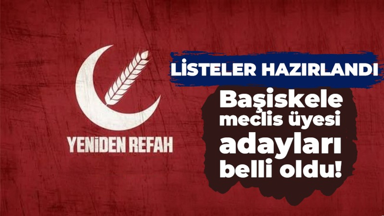 YRP’nin Başiskele Meclis üyesi listesi açıklandı