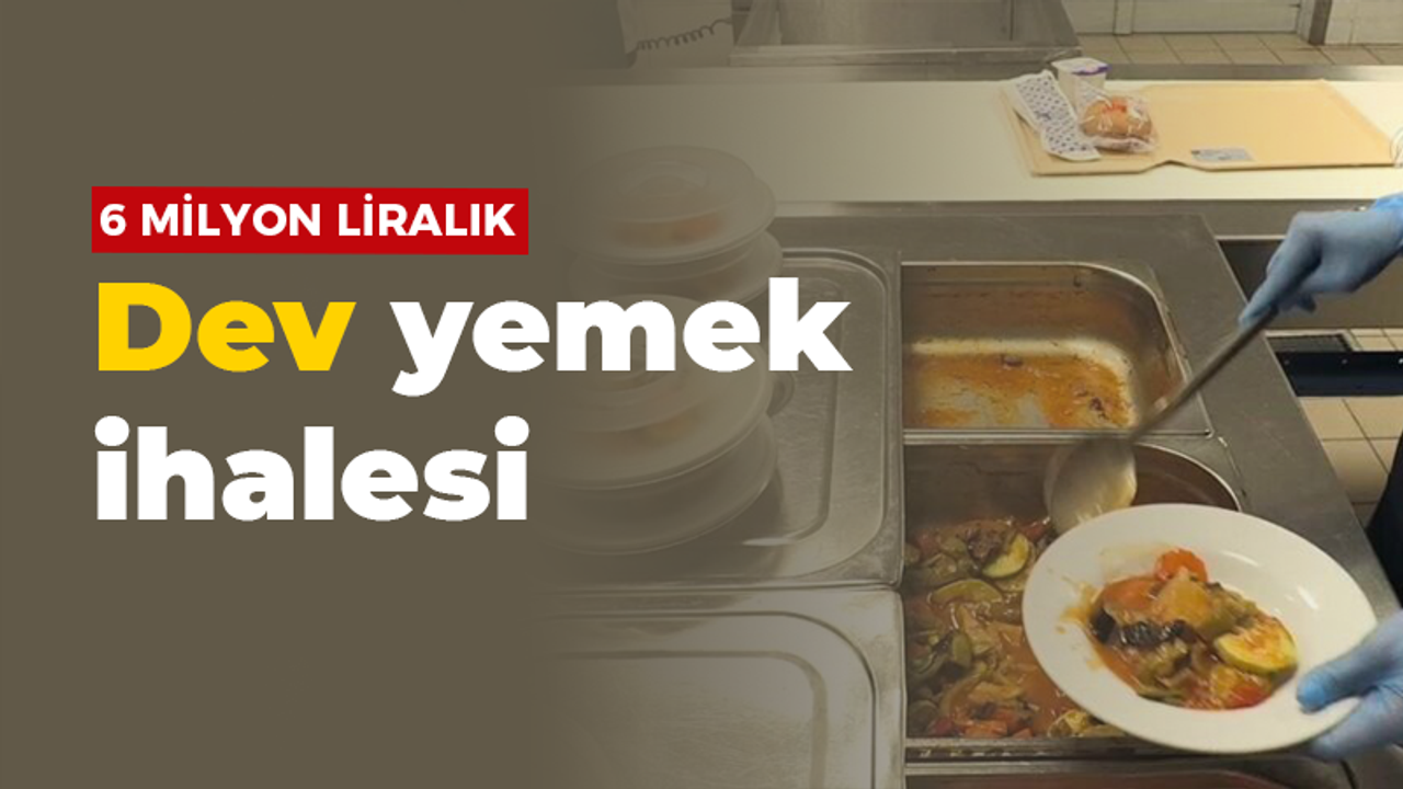 İzmit’te 6 Milyon liralık yemek ihalesi! Körfezli firma aldı