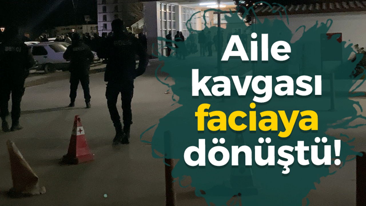 Aile kavgası faciaya dönüştü!