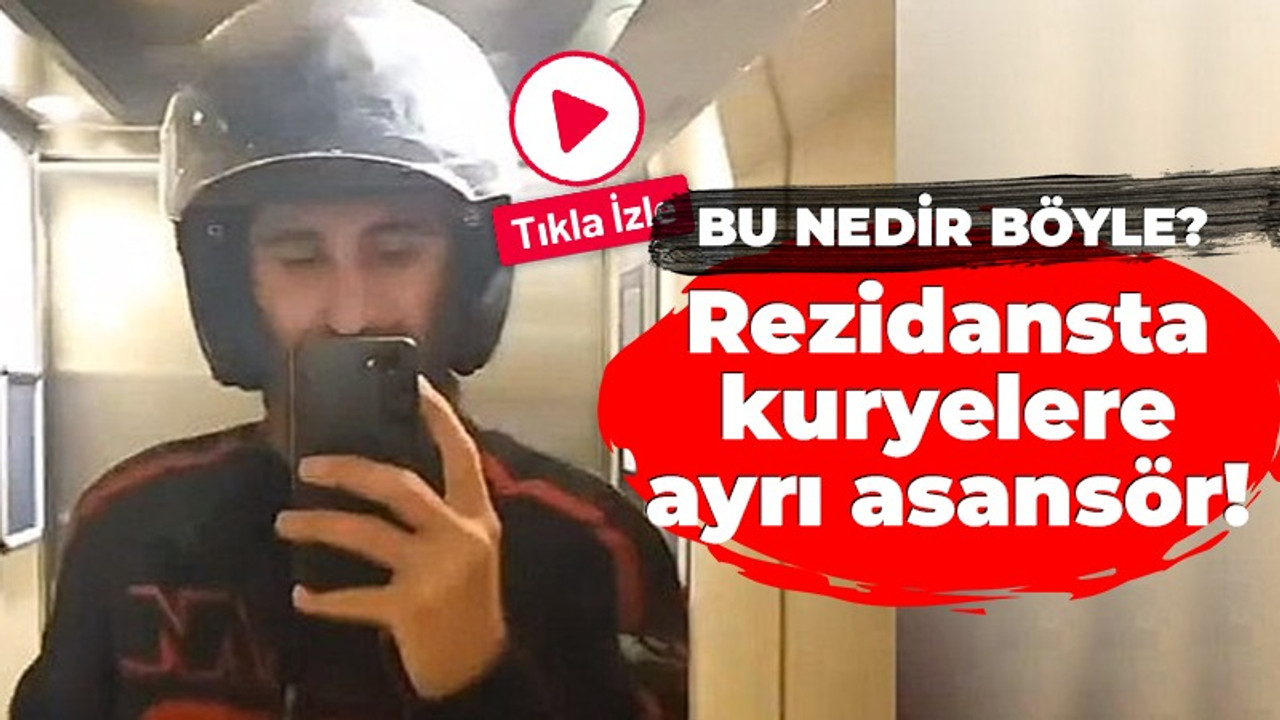 Rezidansta kuryelere özel asansör