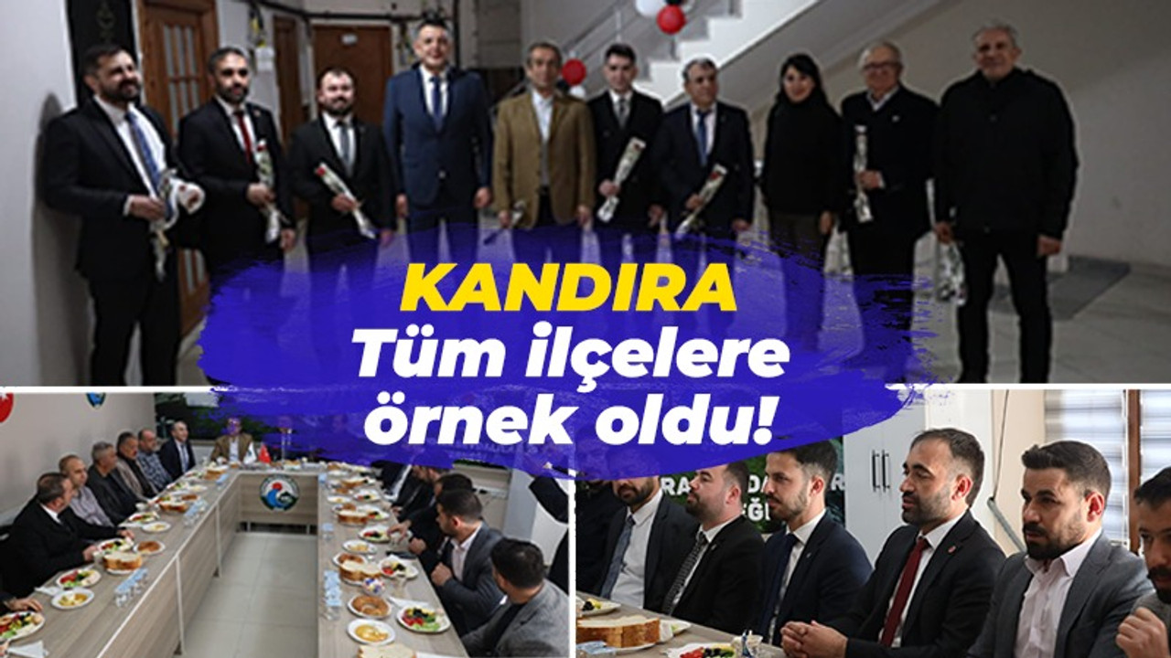 Kandıra tüm ilçelere örnek oldu!