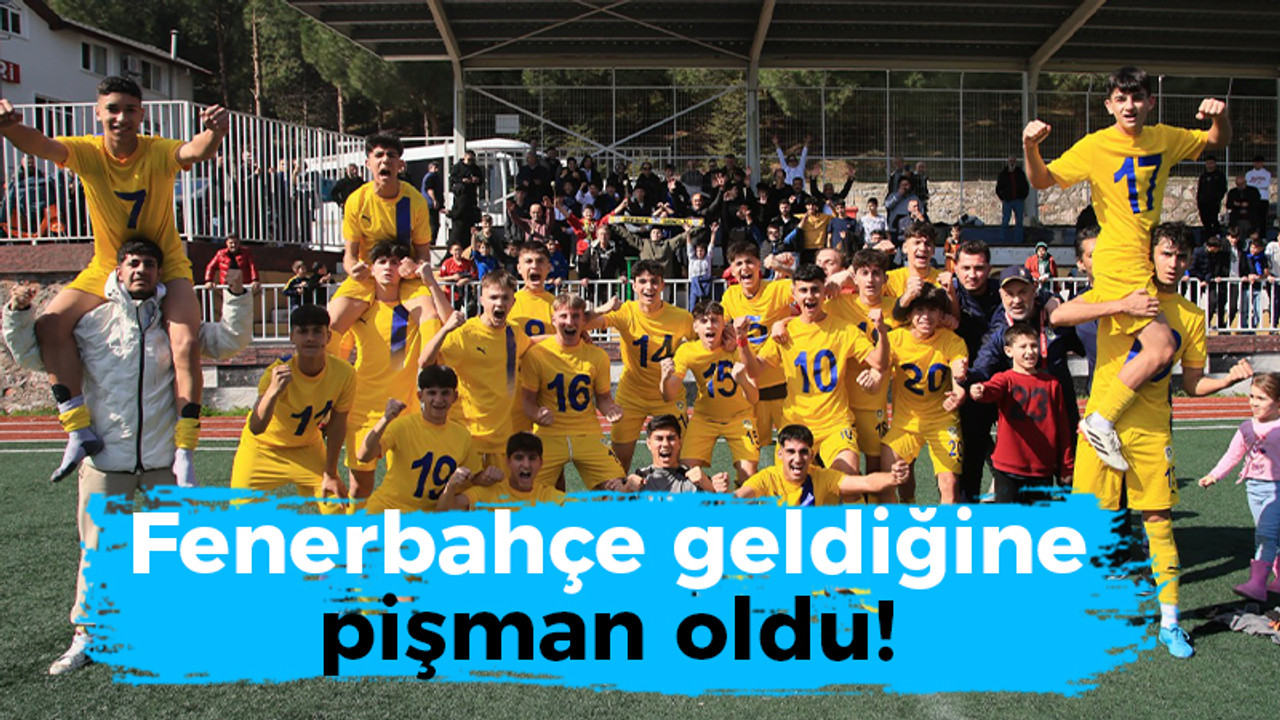 Belediye Derincespor U-16, Fenerbahçe’yi devirdi! “1-0”