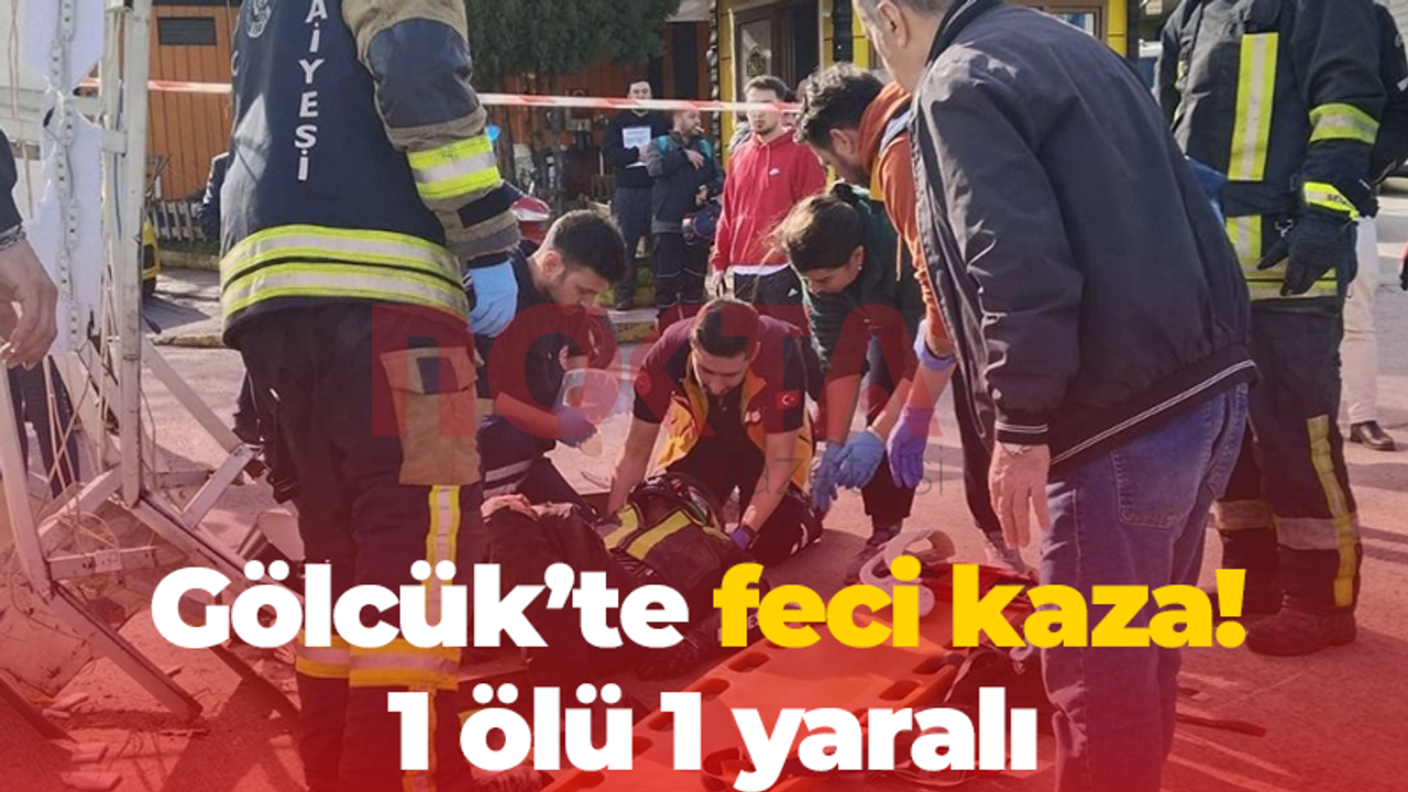 Gölcük’te feci kaza: 1 ölü 1 yaralı