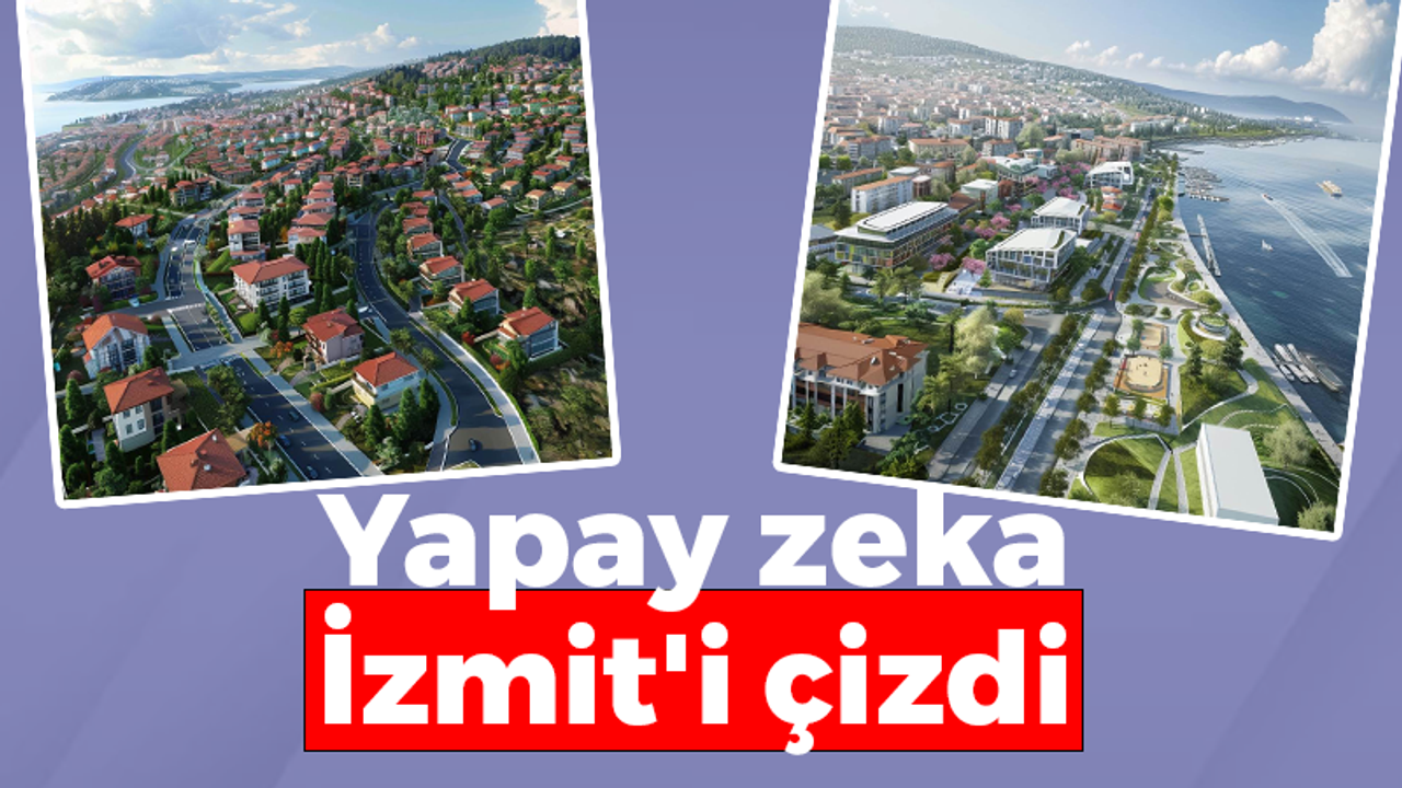 Yapay zeka İzmit'i çizdi... İşte yapay zekanın çizdiği İzmit...