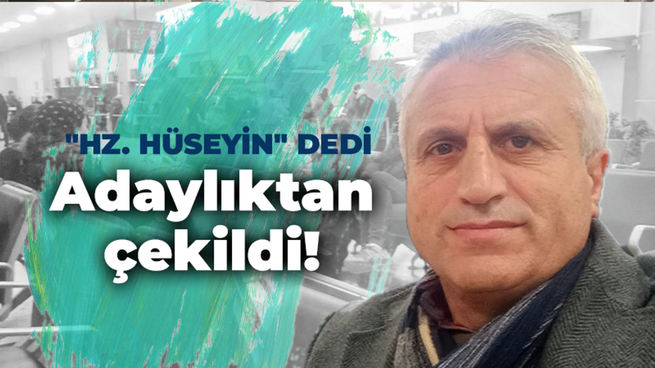 Gölcük’te flaş gelişme! Hz. Hüseyin örneği verdi, Nedim Adanur çekildi