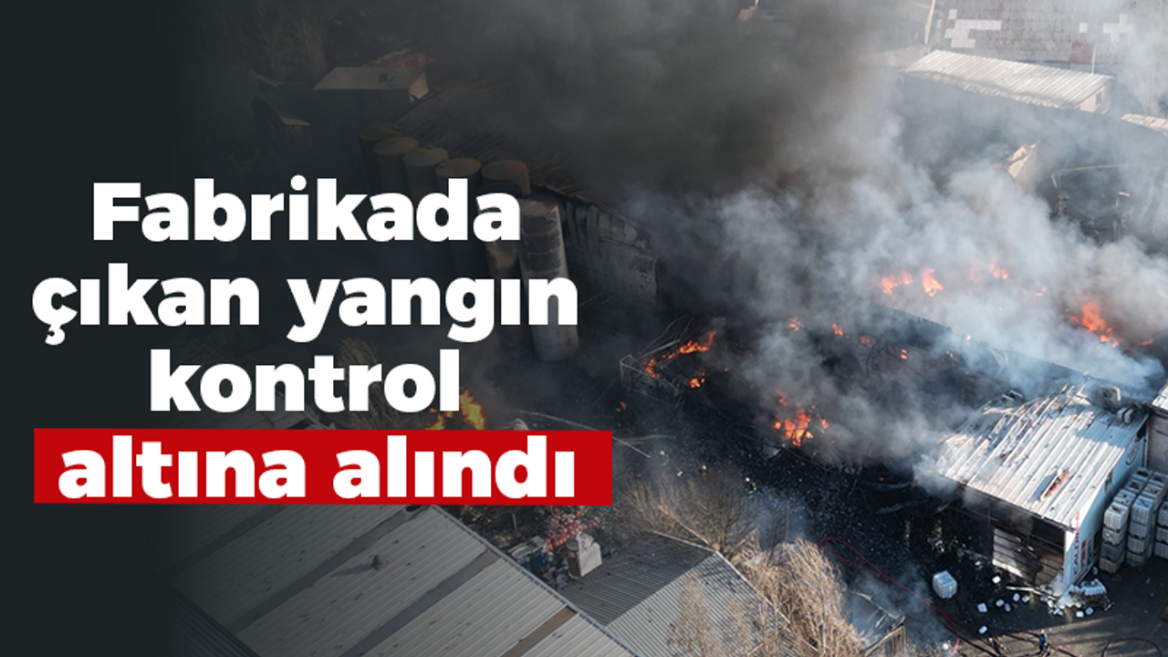 Kocaeli Haber- Fabrikada çıkan yangın kontrol altına alındı