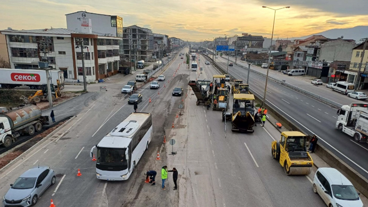 Kocaeli Stadı yolunda İstanbul istikameti trafiğe açıldı