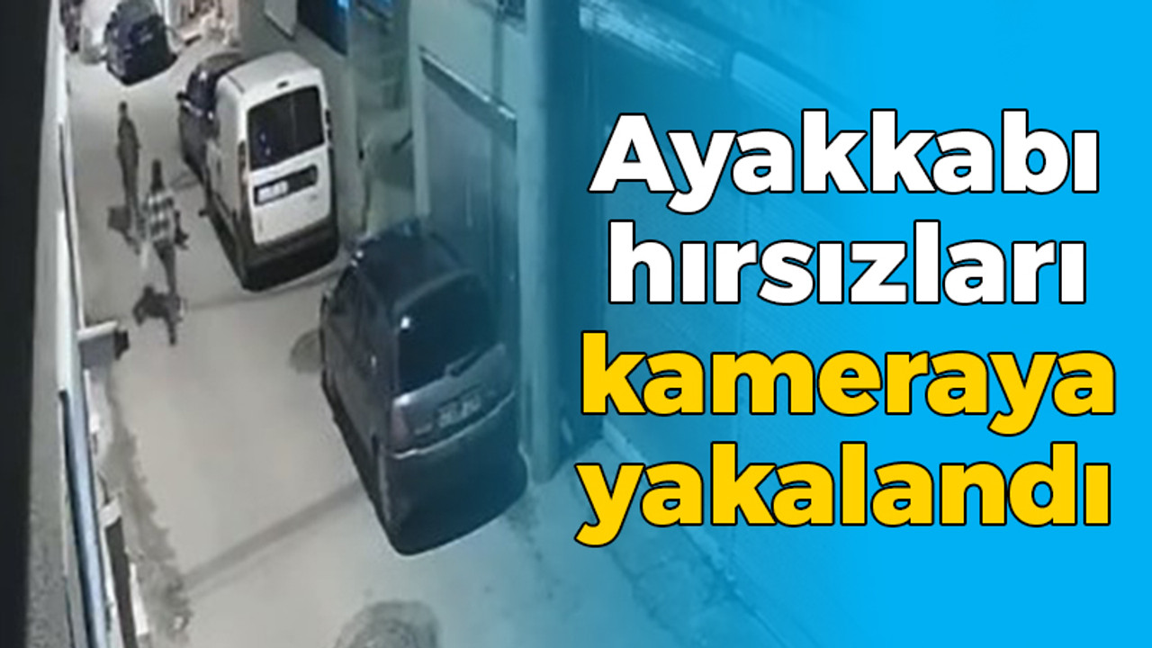 Kocaeli haber - Ayakkabı hırsızları kameraya yakalandı