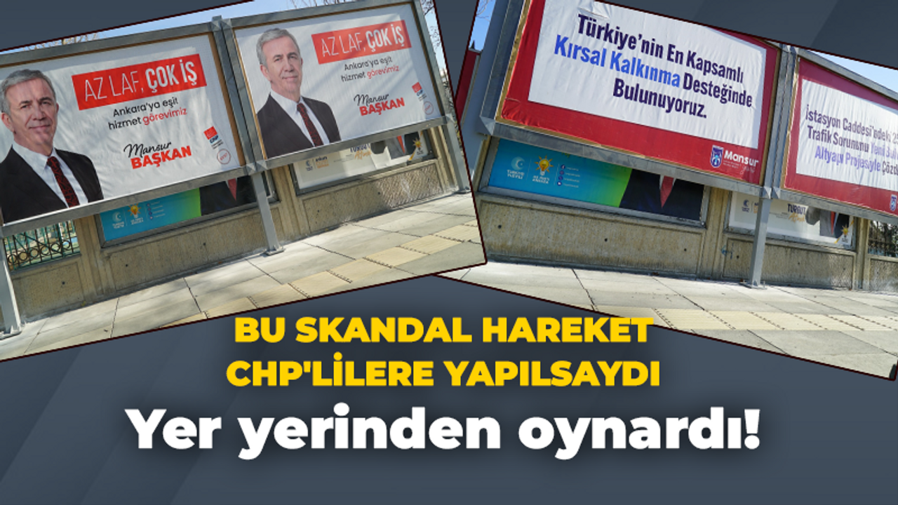 Mansur Yavaş’tan skandal hareket! CHP’lilere yapılsa, yer yerinden oynardı