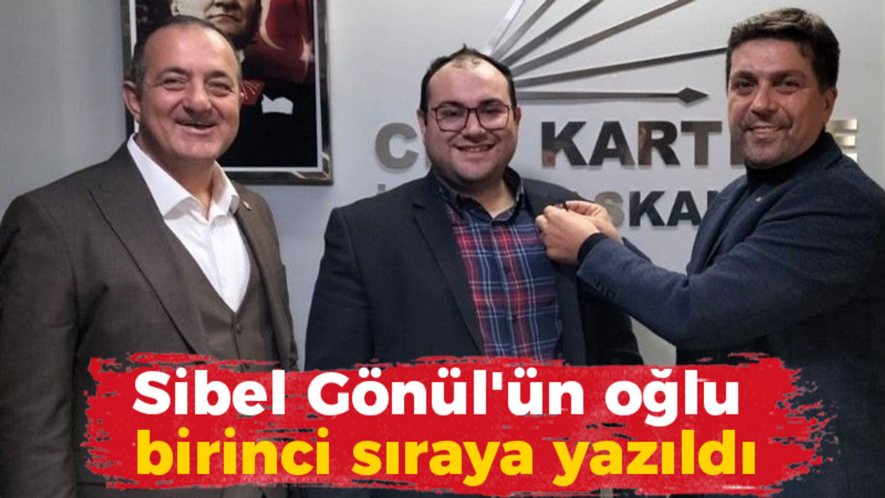 CHP Kartepe'de Sibel Gönül'ün oğlu birinci sıraya yazıldı