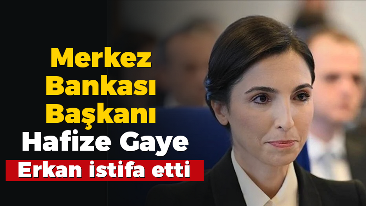 Merkez Bankası Başkanı Hafize Gaye Erkan istifa etti, Hafize Gaye Erkan kimdir?