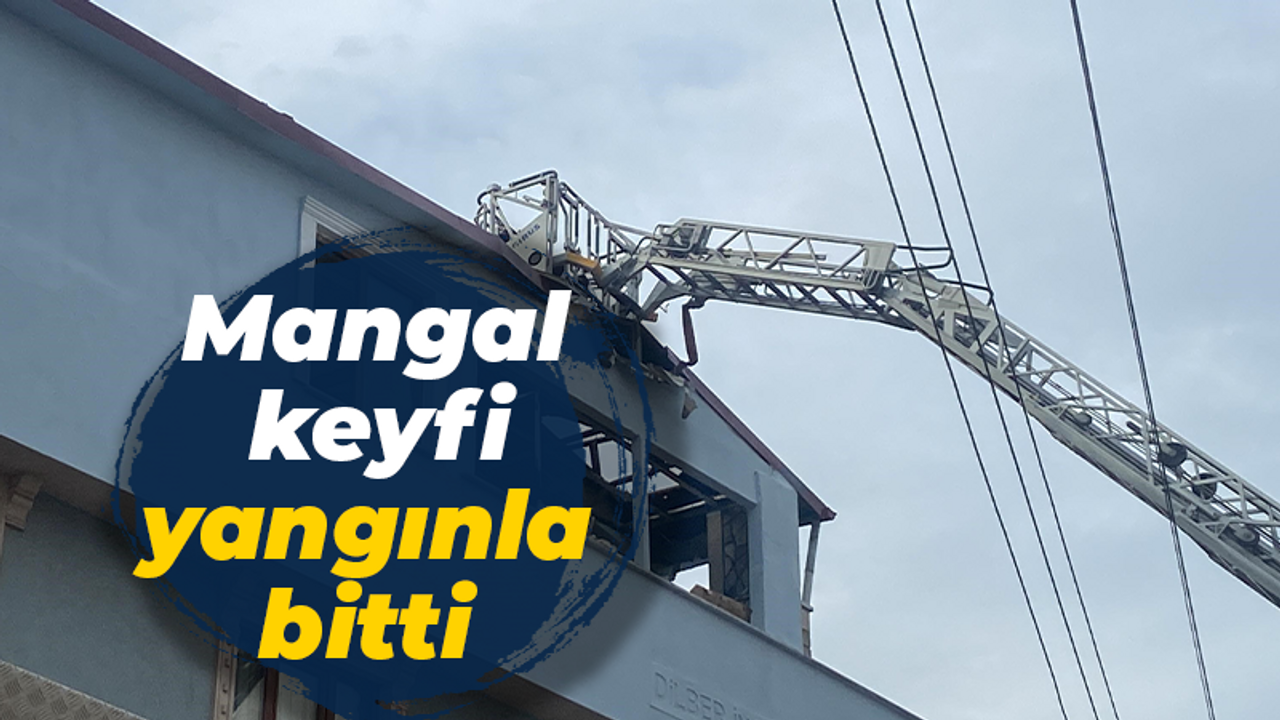 Mangal keyfi yangınla bitti