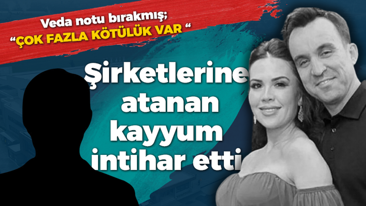 O çiftin şirketine atanan kayyum intihar etti