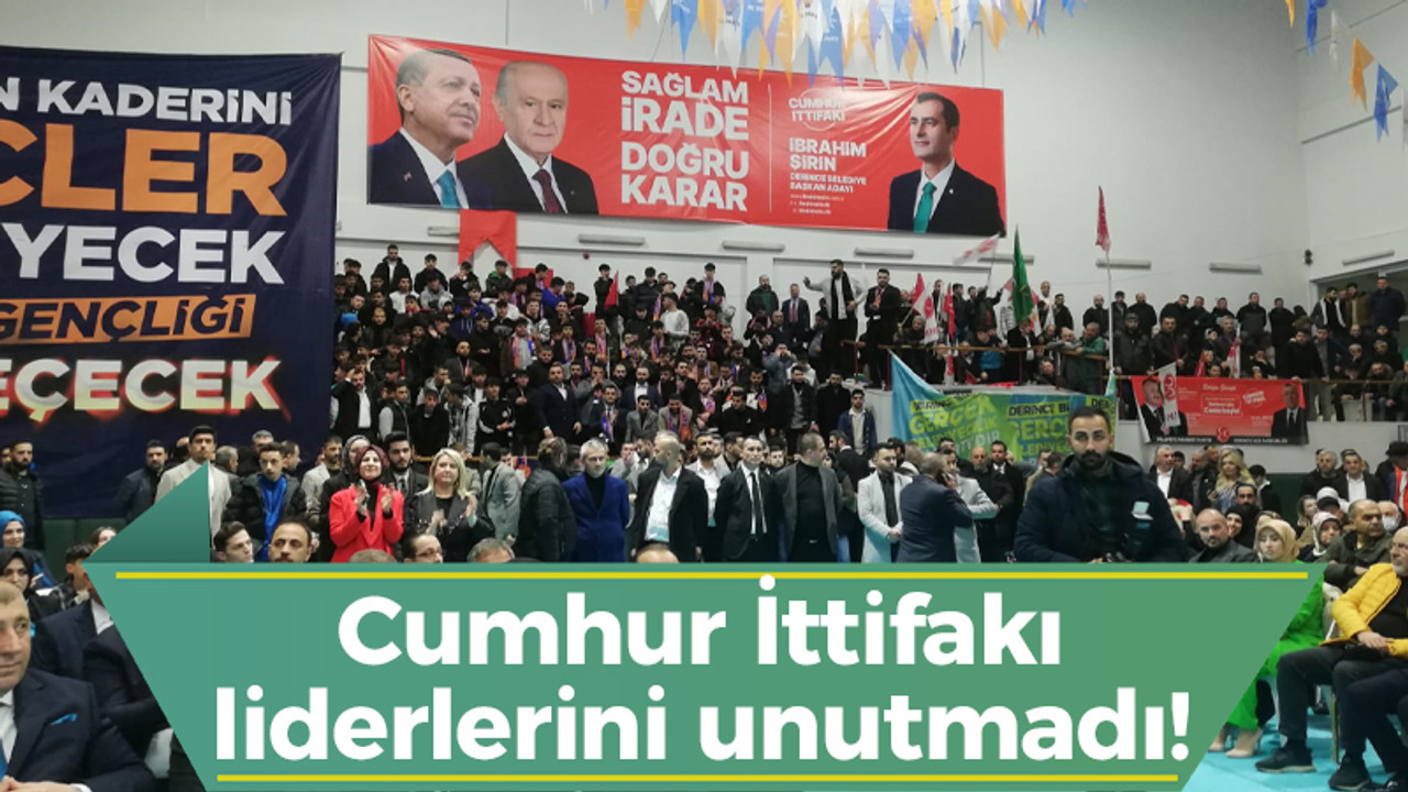 Cumhur İttifakı liderlerini unutmadı!