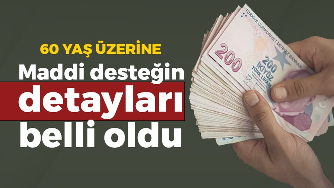 Büyükşehir'in 60 yaş üzerine yapacağı maddi desteğin detayları belli oldu