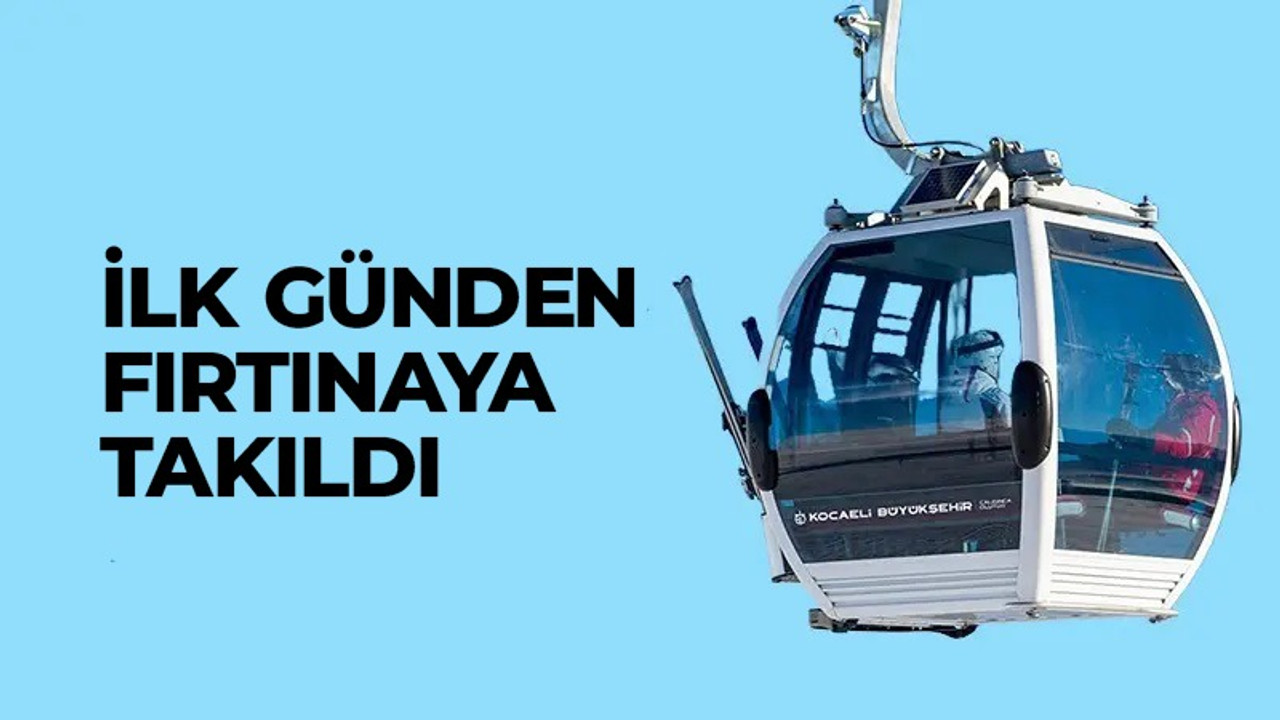 İlk günden fırtınaya takıldı