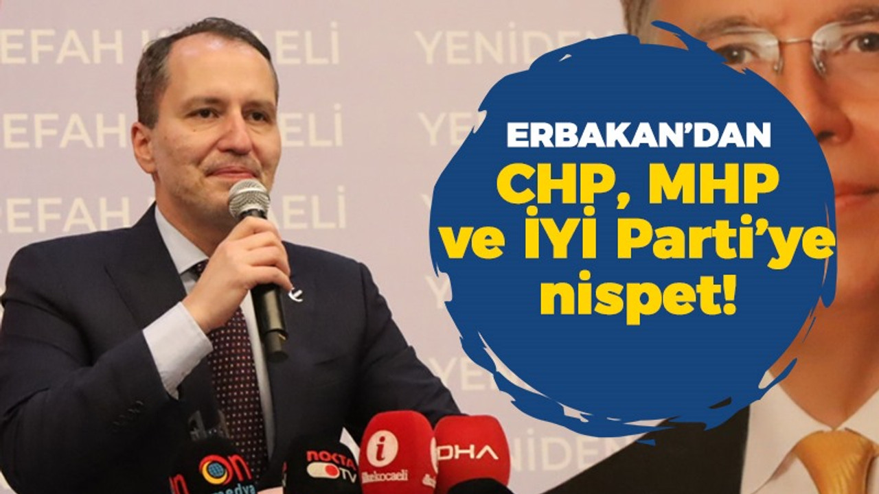 Erbakan’dan İzmit’te CHP, MHP ve İyi Parti’ye nispet!