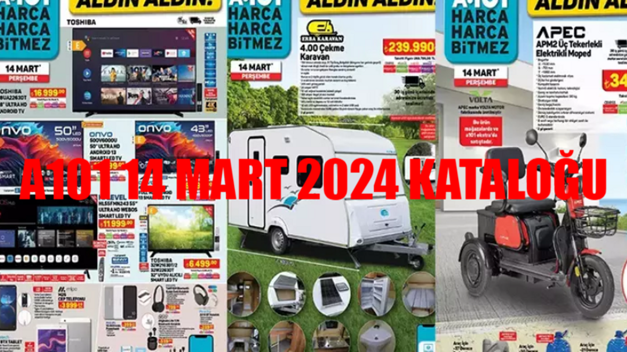 A101 14 MART 2024 KATALOĞU: A101 Katalog Bu Hafta Perşembe Buzdolabı 16.999 TL, Çamaşır Makinesi 10,999 TL Son Fiyat! A101 Singer Dikiş Makinesi Sayılı Stok