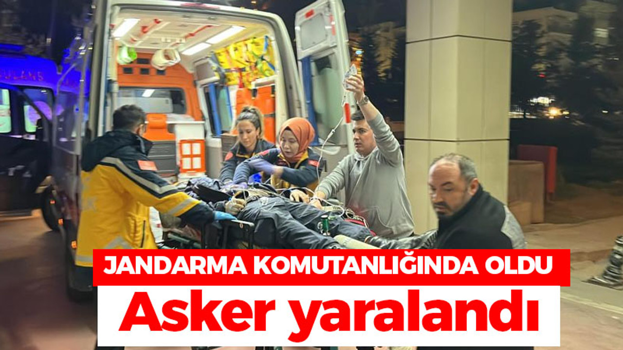 İzmit'te bir asker silahla vuruldu! İşte detaylar