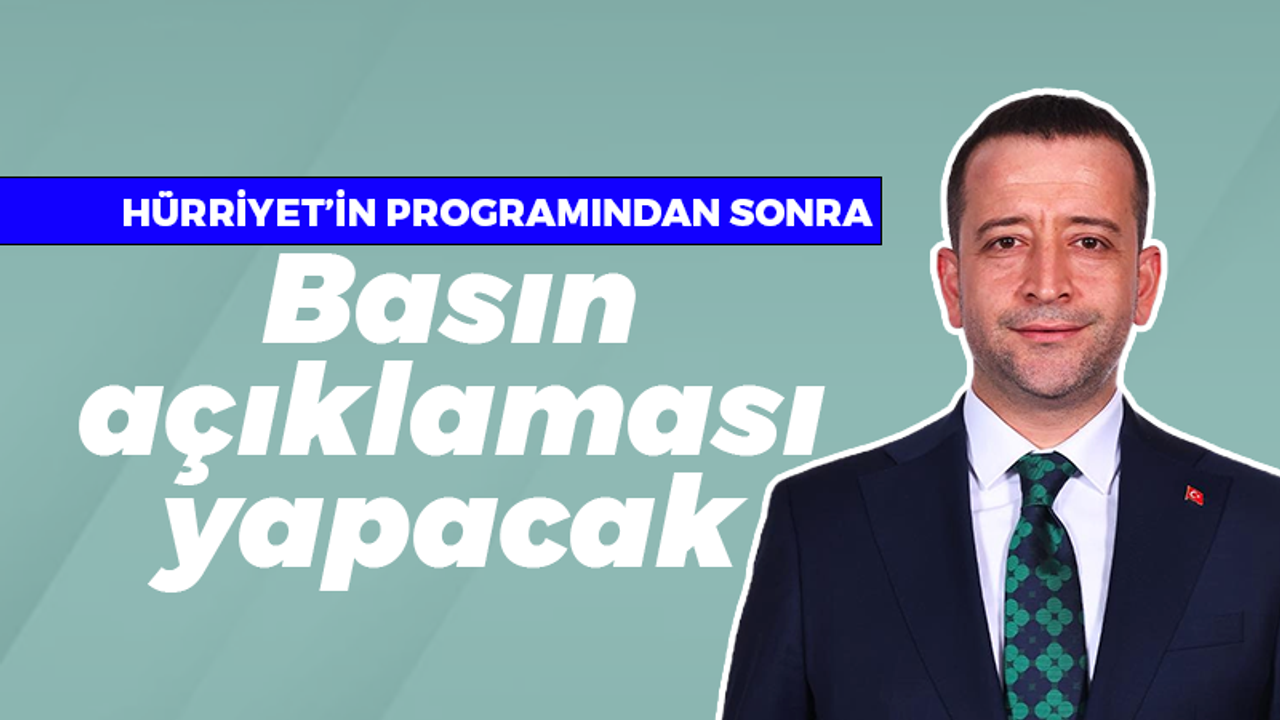 Muharrem Tutuş, Fatma Kaplan Hürriyet’in programından sonra basın açıklaması yapacak