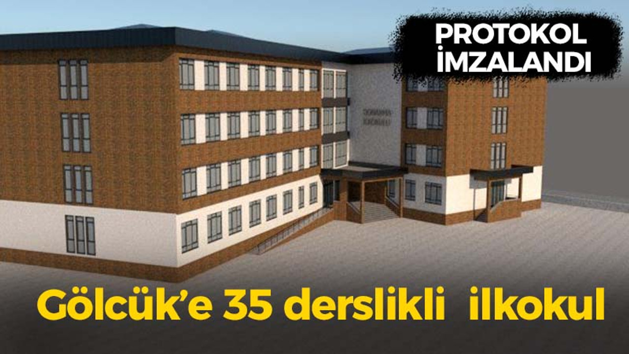 Protokol imzalandı: Gölcük’e 35 derslikli ilkokul