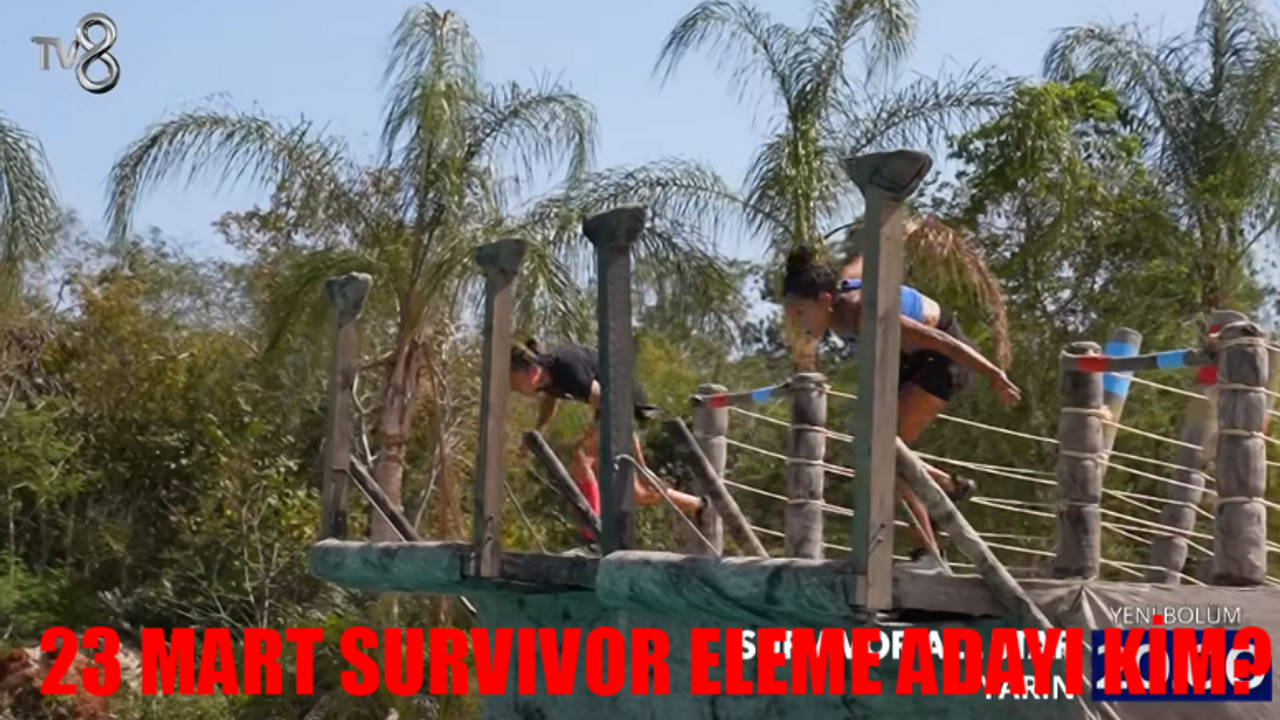 SURVIVOR ELEME ADAYI 23 MART 2024 CUMARTESİ: 23 Mart Survivor Dokunulmazlık Kim Kazandı? Survivor 1. Eleme Adayı Kim Oldu?