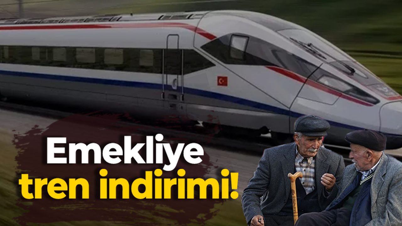 Emekliye tren indirimi!